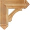 Ekena Millwork Imperial Arts & Crafts Rough Sawn Bracket, Western Red Cedar, 6"W x 22"D x 22"H BKT06X22X22IMP03RWR - alternate 3